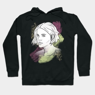 Woman's face Lineart Hoodie